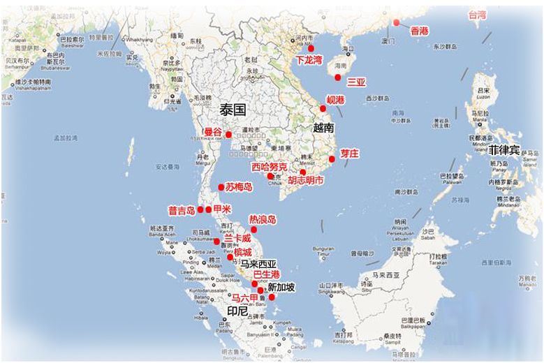 东南亚航线有哪些国家？基本港有哪些？船公司有哪些？